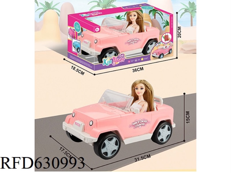 BARBIE CONVERTIBLE OFF-ROAD VEHICLE