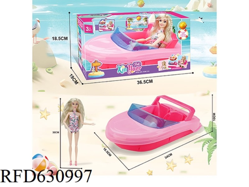 XINYAER BARBIE DOLL SPEEDBOAT