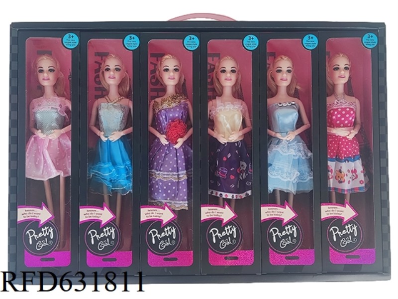 11-INCH 9-JOINT BARBIE 6 MODELS