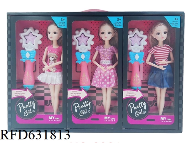 11.5 INCH 9 JOINTS 3D COSMETIC CONTACT LENSES BARBIE 3 MODELS