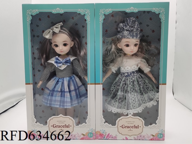 12-INCH REAL 14 JOINTS 3D EYE PUPIL FASHION GIRL