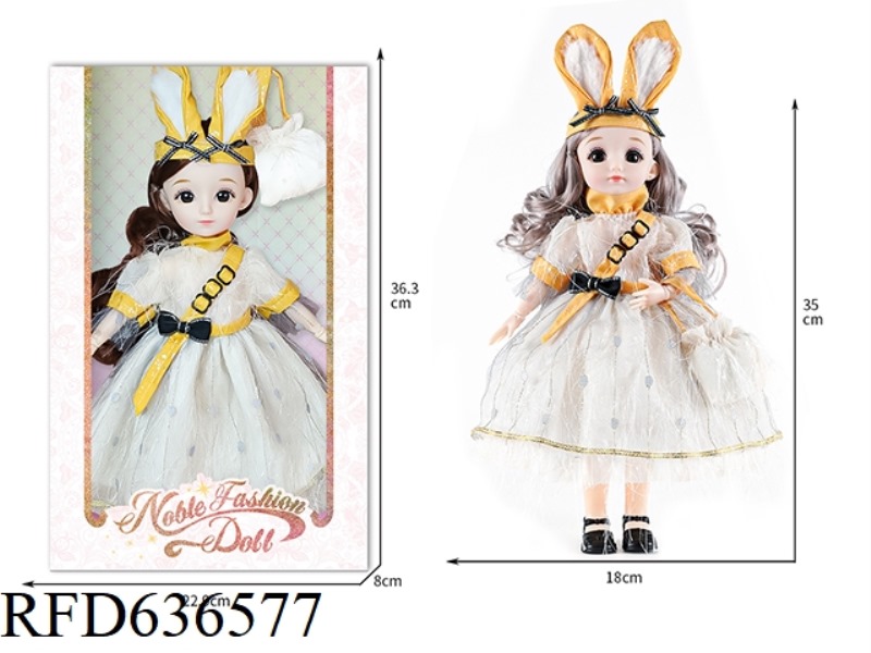 BUTTERFLY DOLL -12-INCH TIDAL RABBIT EAR DRESS