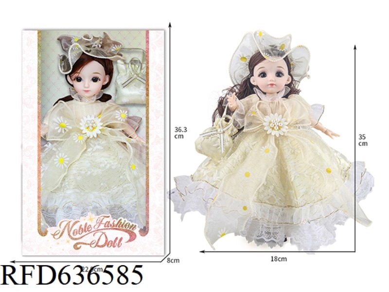 BUTTERFLY DOLL -12-INCH TIDE PLAY YELLOW DRESS