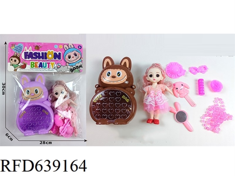 BOO BOO BAG WITH LIGHTS, MUSIC AND DOLL ACCESSORIES