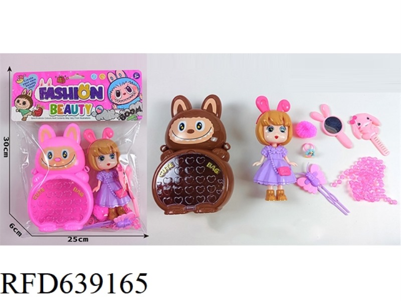 BOO BOO BAG WITH LIGHTS, MUSIC AND DOLL ACCESSORIES