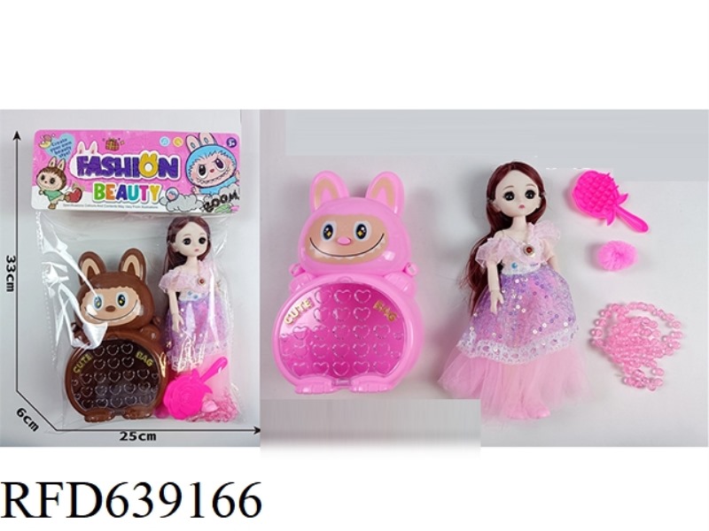 BOO BOO BAG WITH LIGHTS, MUSIC AND DOLL ACCESSORIES