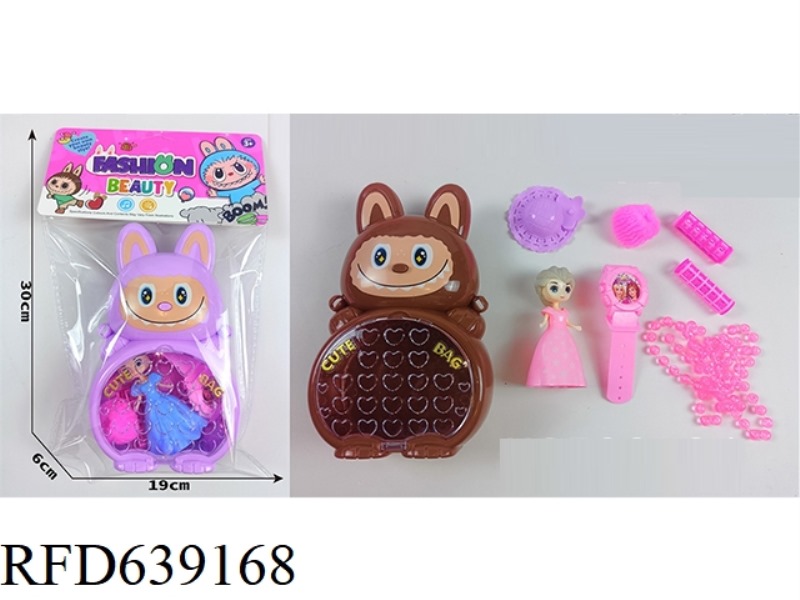 BOO BOO BAG WITH LIGHTS, MUSIC AND DOLL ACCESSORIES