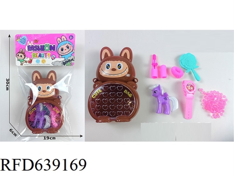 BOO BOO BAG WITH LIGHTS, MUSIC AND DOLL ACCESSORIES
