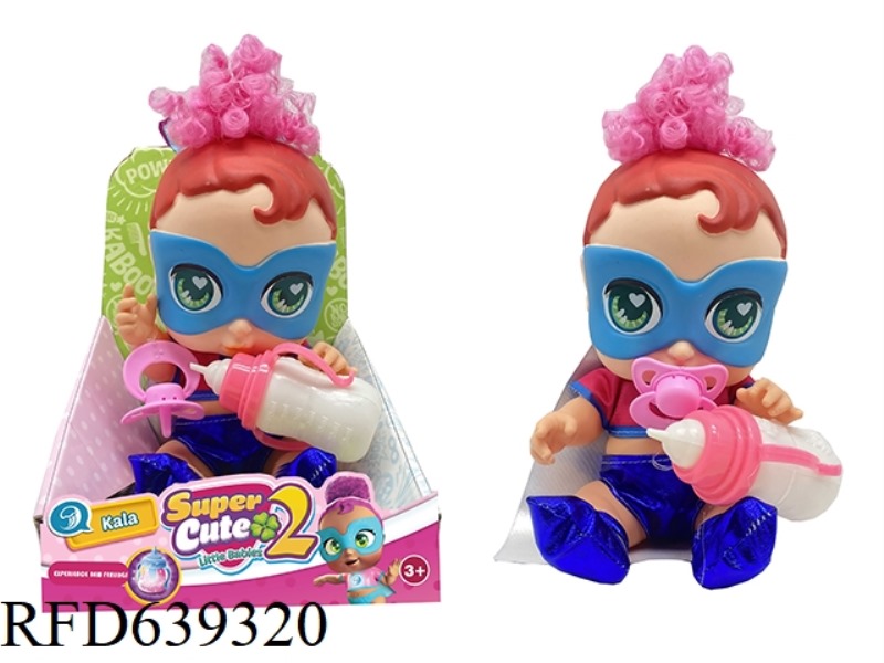 HIGH-GRADE 14 INCH VINYL TAPE COLORFUL LIGHTING MUSIC FANGEEK SUPER CUTE SUPERHERO CUTE BABY, DC BAB
