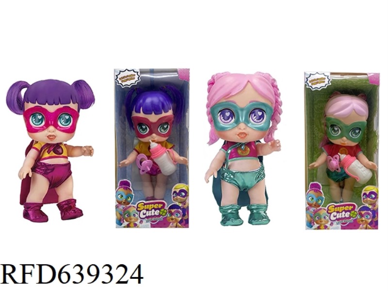 HIGH-GRADE 16 INCH RUBBER TAPE COLORFUL LIGHTING MUSIC FANGEEK SUPER CUTE SUPERHERO CUTE BABY, DC BA