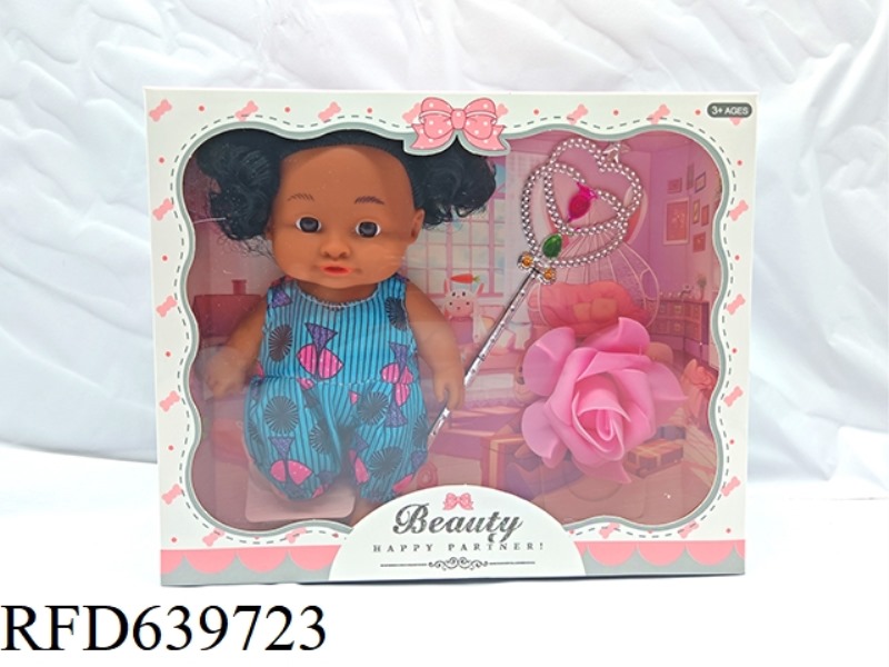 8-INCH VINYL MUSIC BLACK DOLL