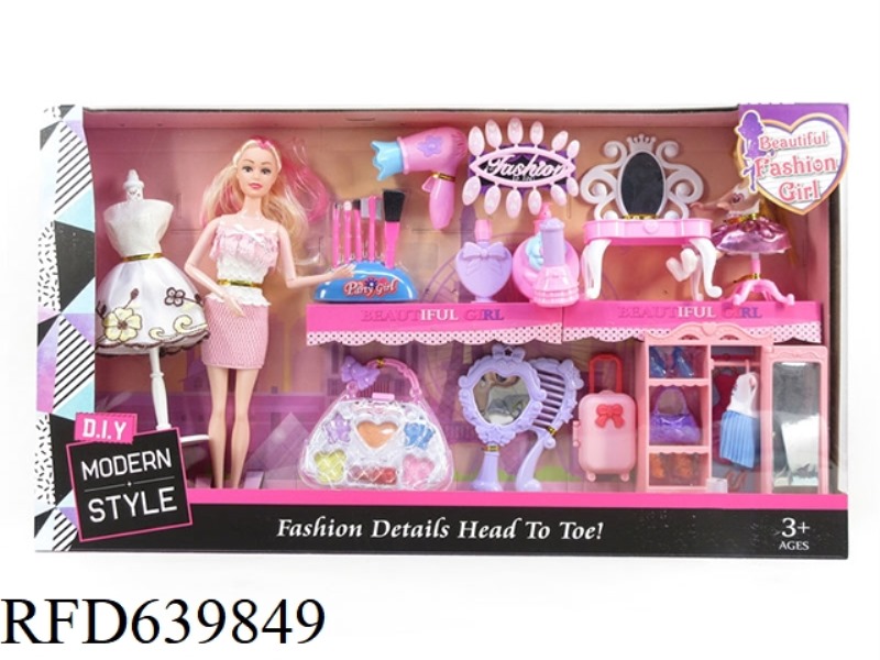12 FASHION DOLL+ACCESSORIES