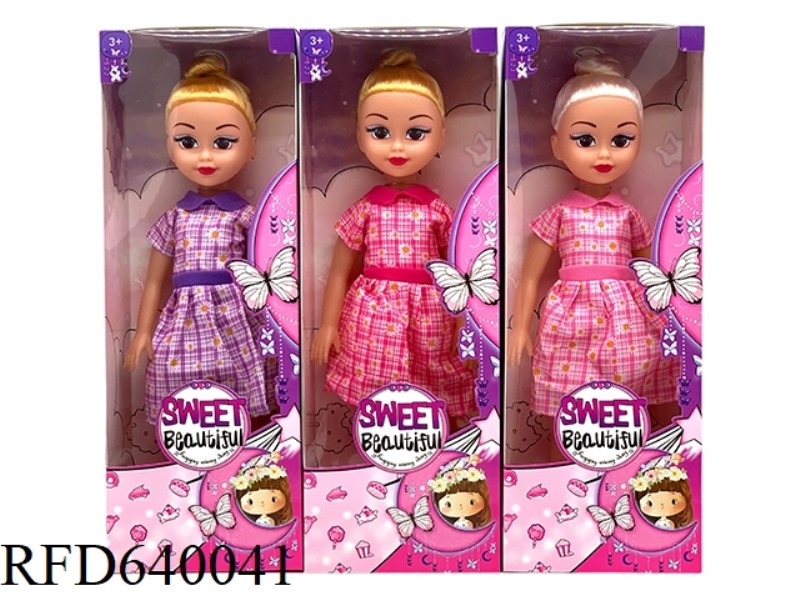 18-INCH NAKED BODY FAT BOY DOLL FASHION SHORT SKIRT CLOTHING WITH MUSIC