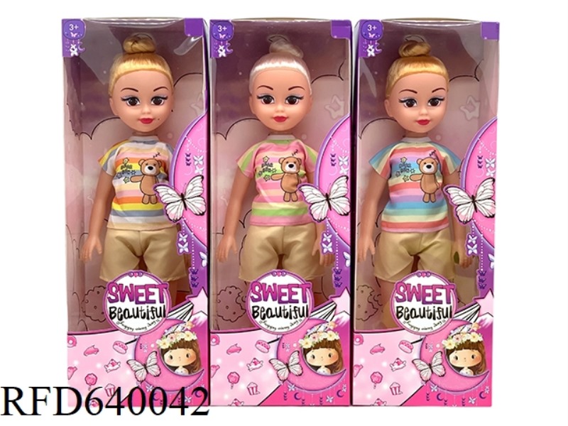 18-INCH NAKED BODY FAT BOY DOLL SPORTSWEAR CLOTHING WITH MUSIC