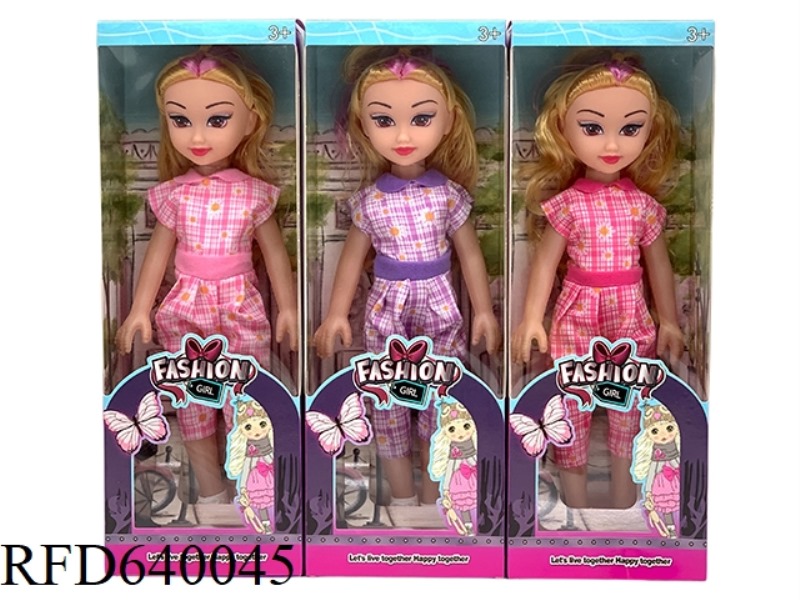 14-INCH NAKED BODY FAT BOY DOLL FASHION SHORT SKIRT CLOTHING WITH MUSIC