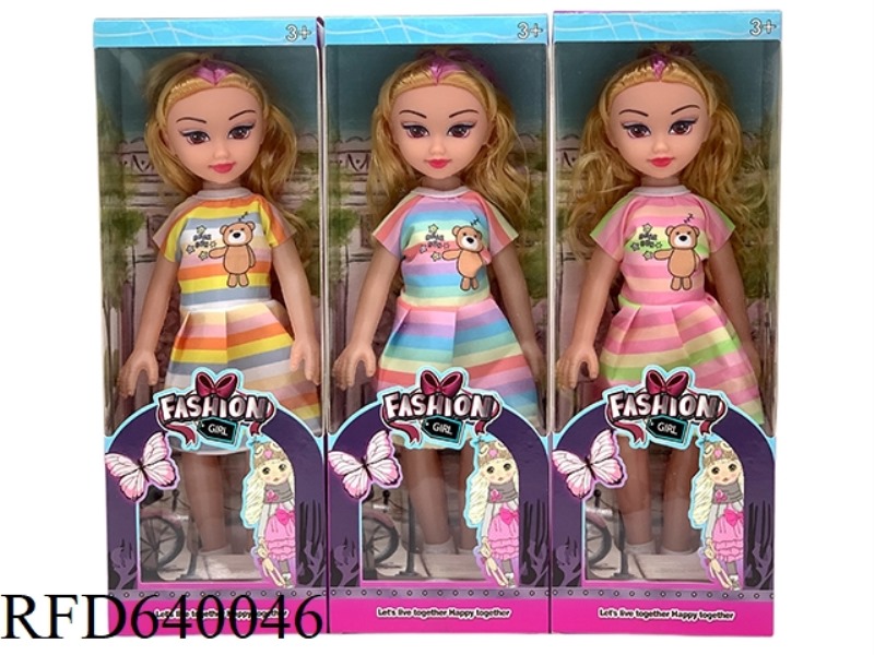 14-INCH NAKED BODY FAT BOY DOLL FASHION SHORT SKIRT CLOTHING WITH MUSIC
