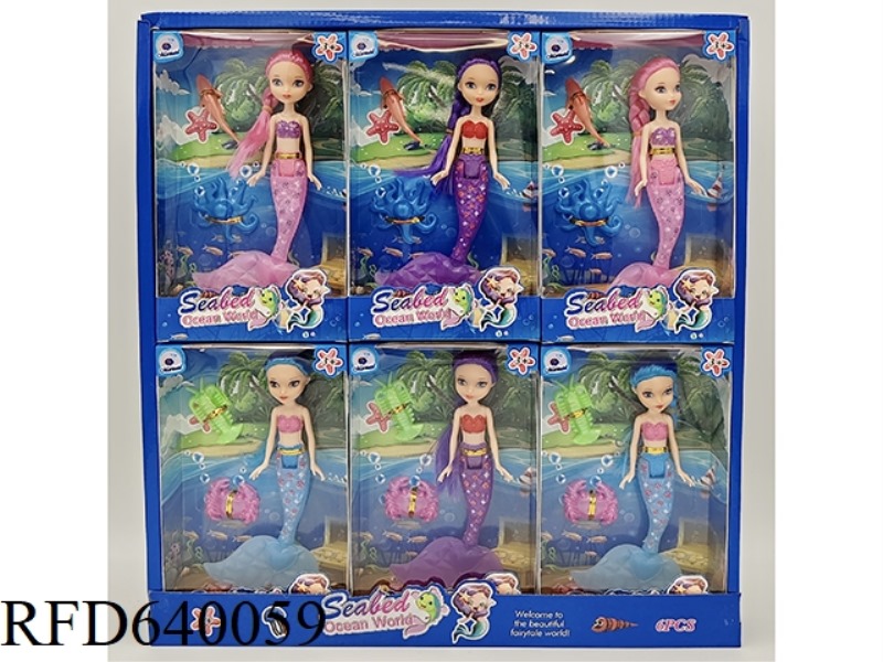 7 INCH BARBIE MERMAID DOLL WITH ACCESSORIES