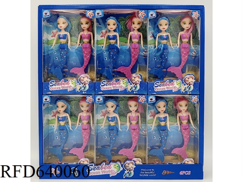 7-INCH BARBIE MERMAID DOLL DOUBLE SUIT WITH DISPLAY BOX