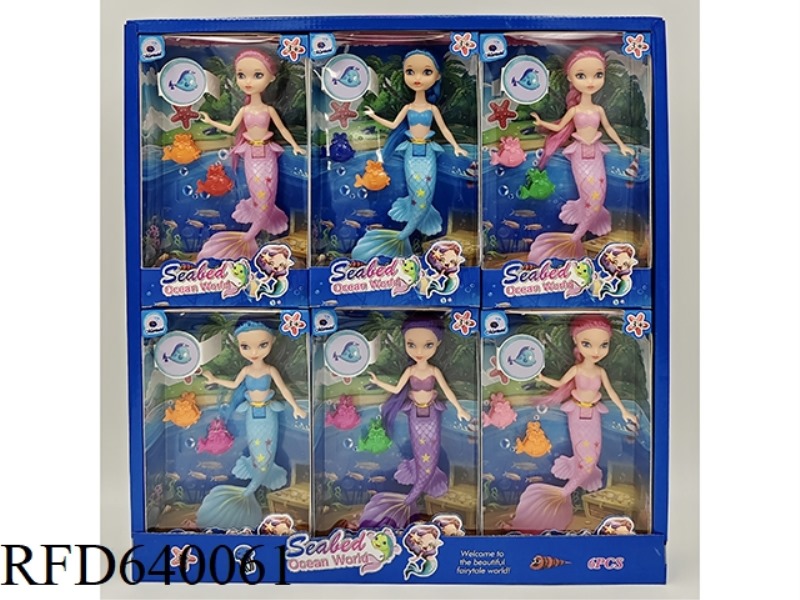 7 INCH BARBIE MERMAID DOLL WITH LIGHTING ACCESSORIES