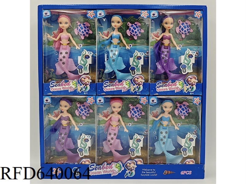 7 INCH BARBIE MERMAID DOLL WITH LIGHTING ACCESSORIES