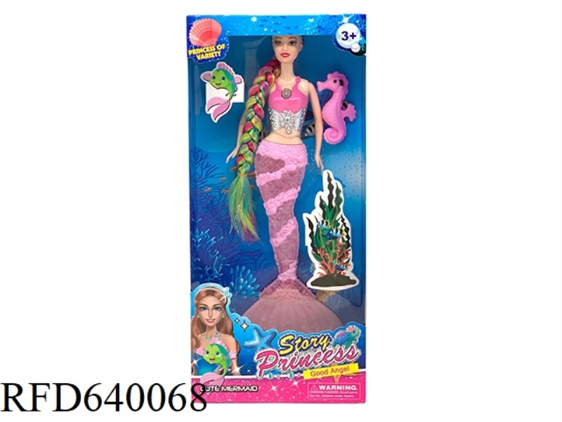 11-INCH BARBIE MERMAID DOLL WITH ACCESSORIES WITH LIGHTING AND MUSIC