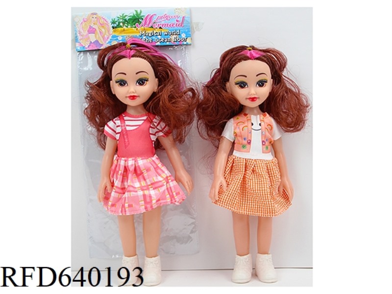 12 INCH 28 CM 5 JOINT EMPTY BODY STRAIGHT FOOT COLOR PRINTING EYE FEMALE FAT CHILD