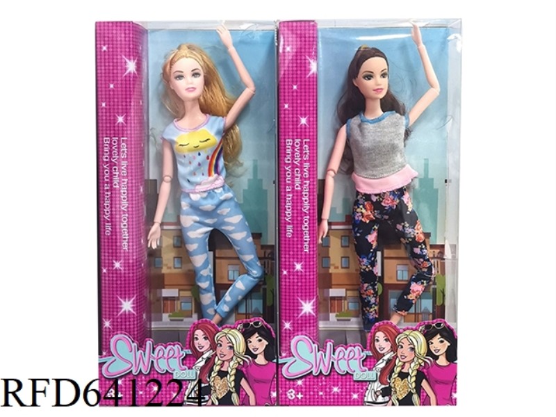 11.5 INCH ELEVEN JOINT FASHION YOGA GIRL BARBIE DOLL