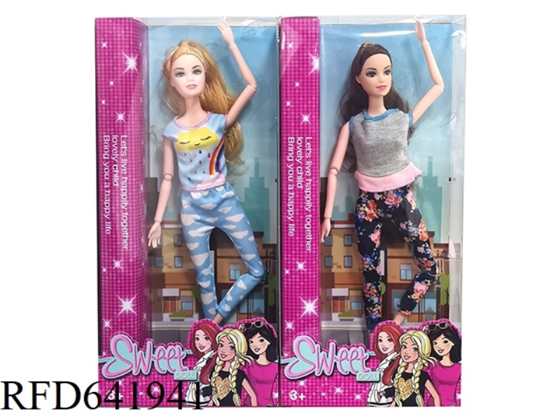 11.5 INCH ELEVEN JOINT FASHION YOGA GIRL BARBIE DOLL
