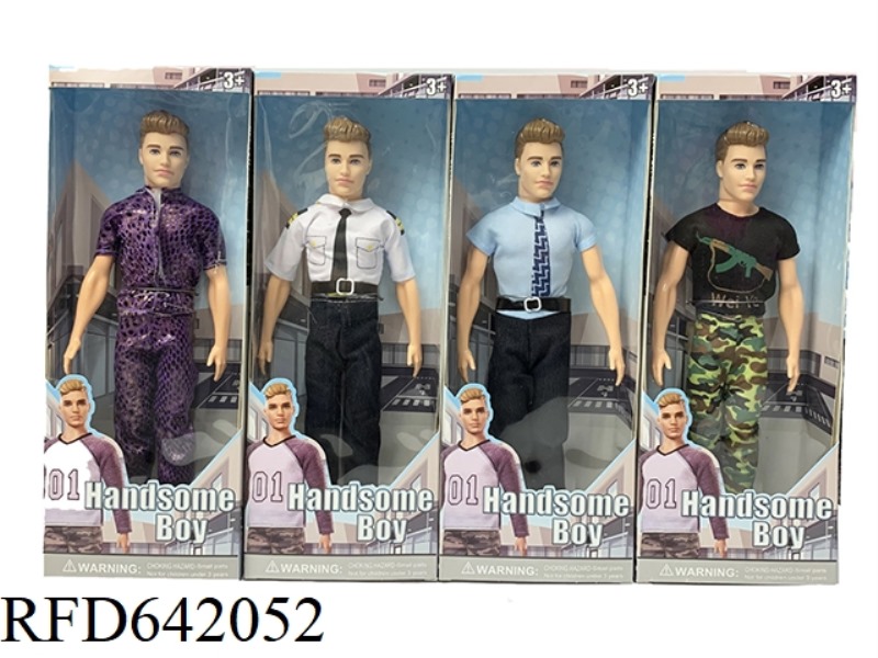 11.5 INCH WINDOW BOX STYLISH MAN BARBIE