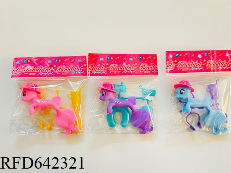 3 INCH PONY WITH 4 ACCESSORIES