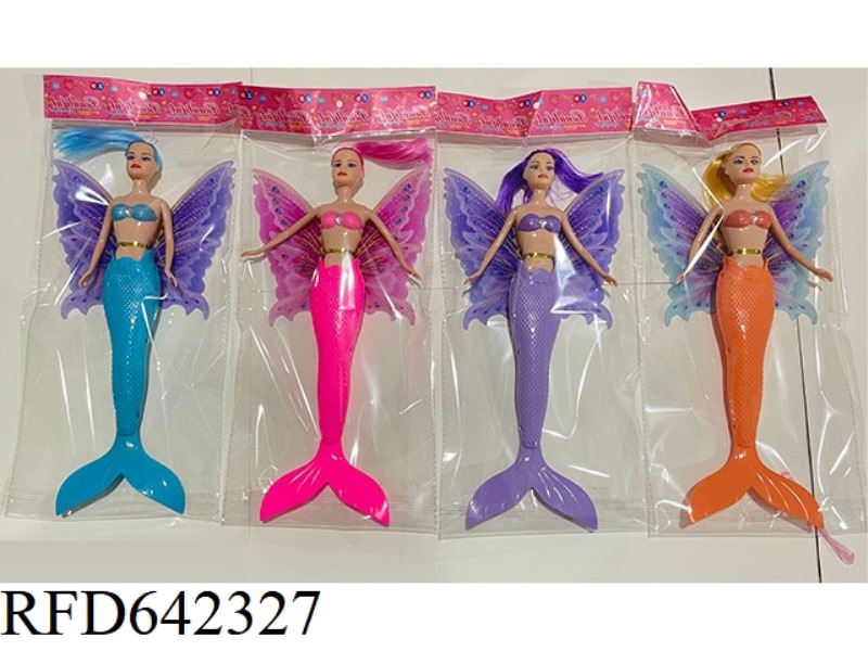 34CM LIGHT BUTTERFLY MERMAID