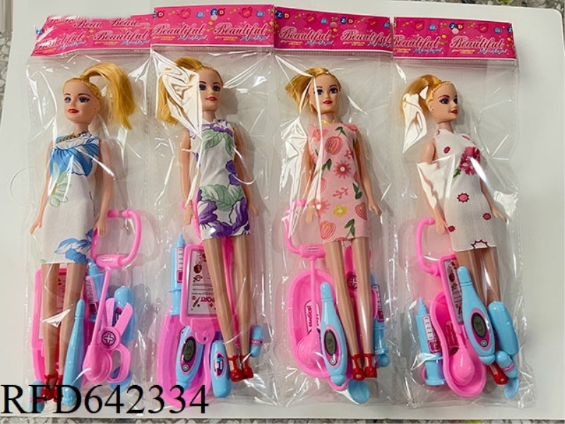 11-INCH BARBIE WITH A MEDICAL KIT