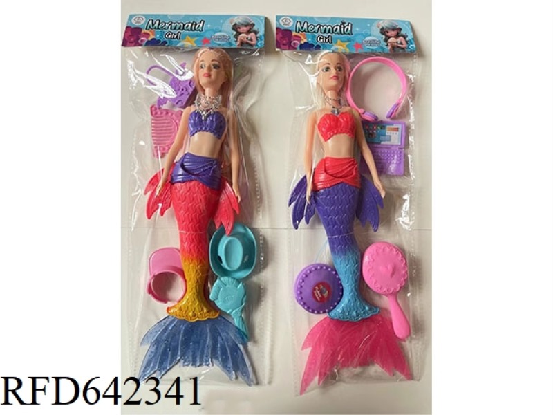 38CM LIGHT MUSIC MERMAID 2 COLOR MIX