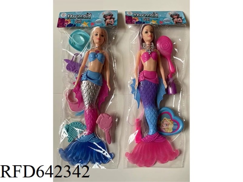 38CM LIGHT MUSIC MERMAID 2 COLOR MIX