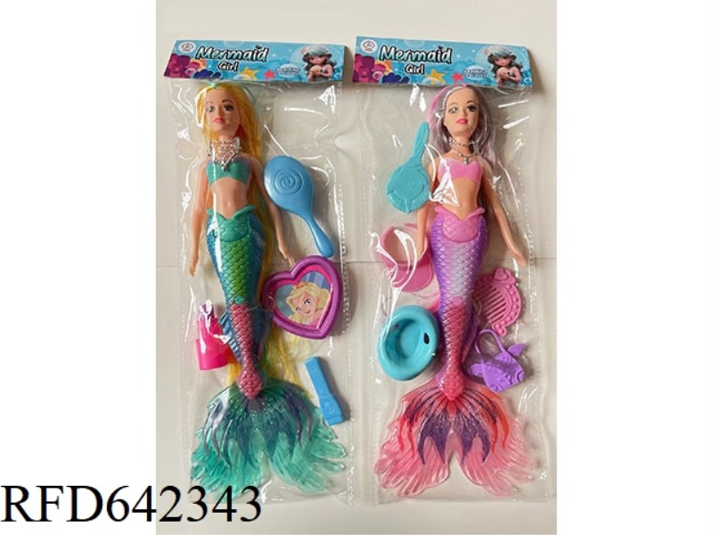 38CM LIGHT MUSIC MERMAID 2 COLOR MIX