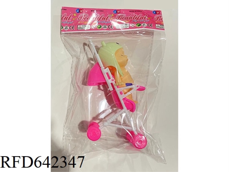 11CM DOLL WITH CART