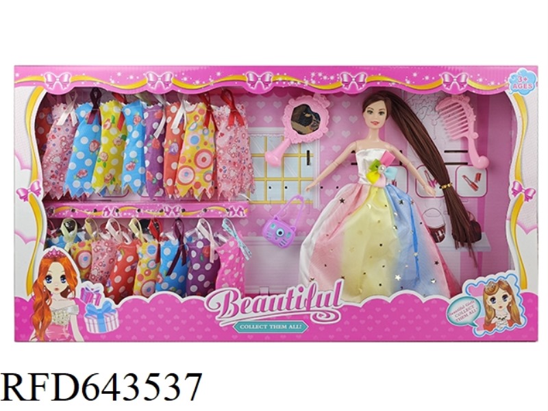 11-INCH NINE-JOINT BARBIE GIFT BOX