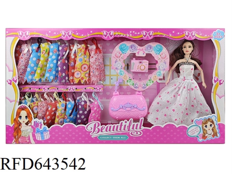 11-INCH BARBIE DOLL WITH LONG HAIR AND NINE JOINTS PLUS CAMERA TO INCREASE THE BAG