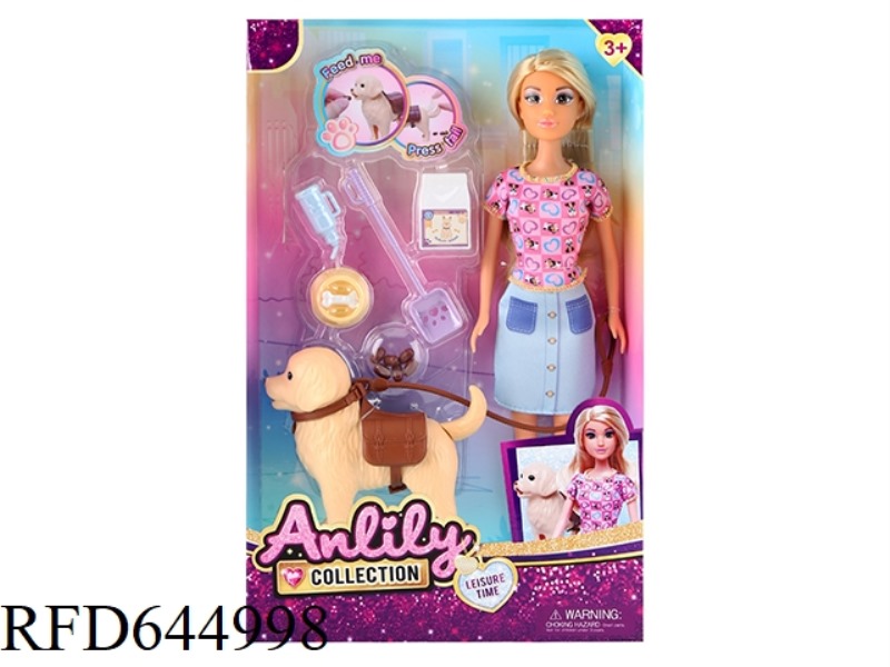 ANLILI 11.5 INCH REAL DOLL (BROWN COLOR)