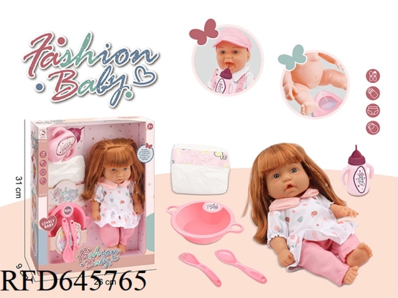 10 INCH VINYL HANDS AND FEET BOY DOLL