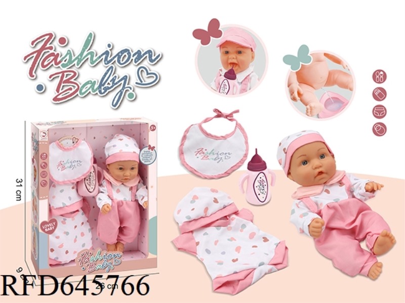 10 INCH VINYL HANDS AND FEET BOY DOLL