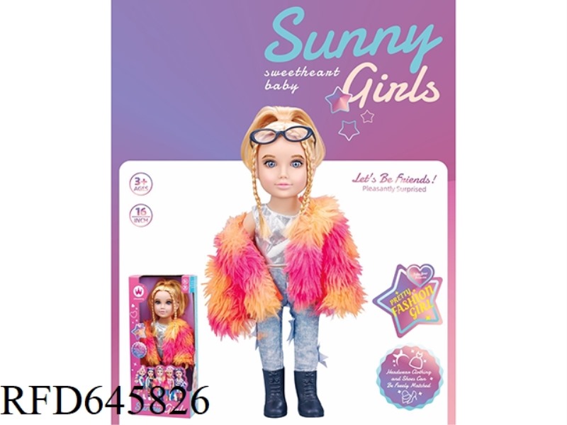 16 INCH YOUTH GIRLS' DRESS (VINYL)