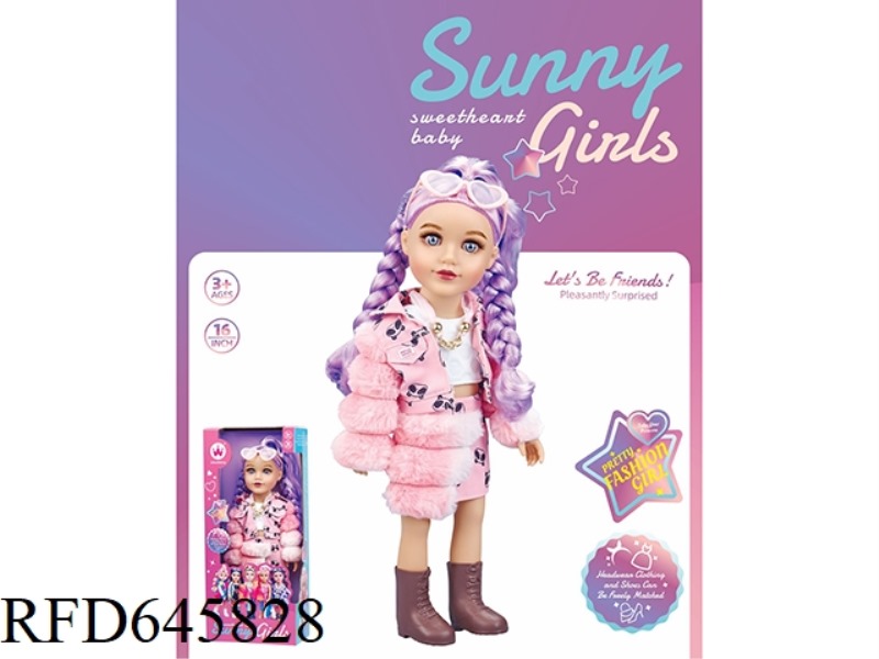 16 INCH YOUTH GIRLS' DRESS (VINYL)