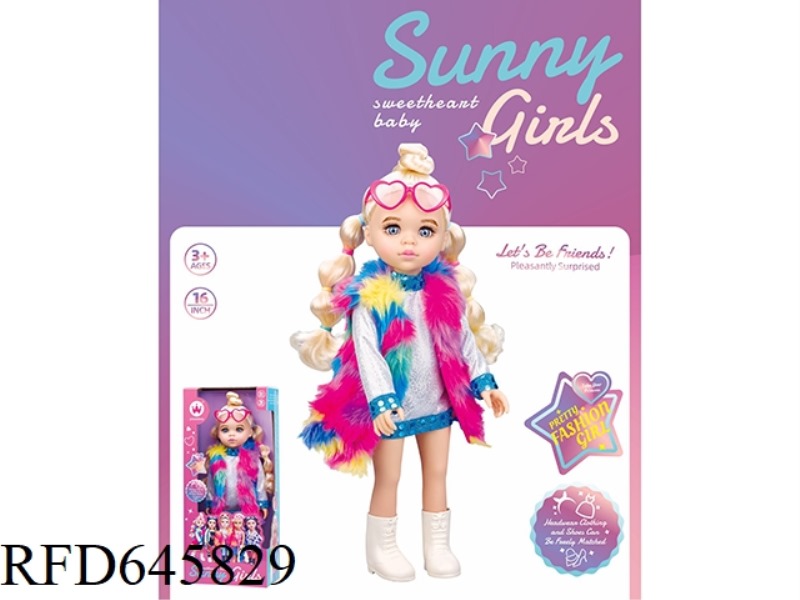 16 INCH YOUTH GIRLS' DRESS (VINYL)