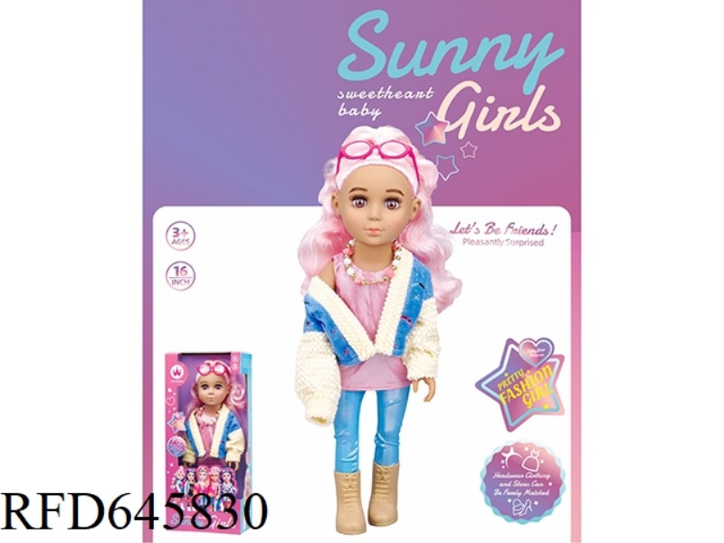 16 INCH YOUTH GIRLS' DRESS (VINYL)