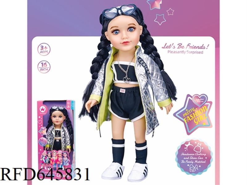 16 INCH YOUTH GIRLS' DRESS (VINYL)