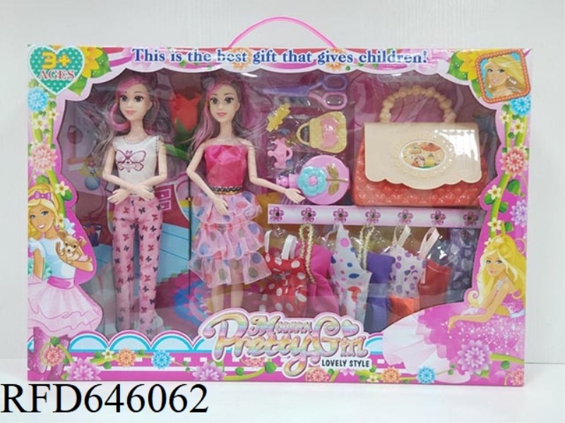 11-INCH, 9-JOINTED BARBIE DOLL WITH BIG FEET