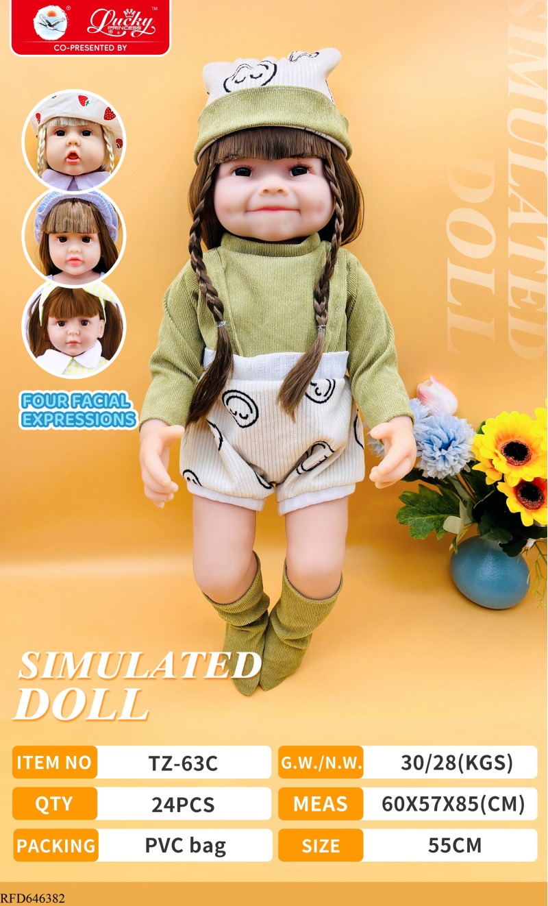 55CM REBORN DOLL 22 INCHES