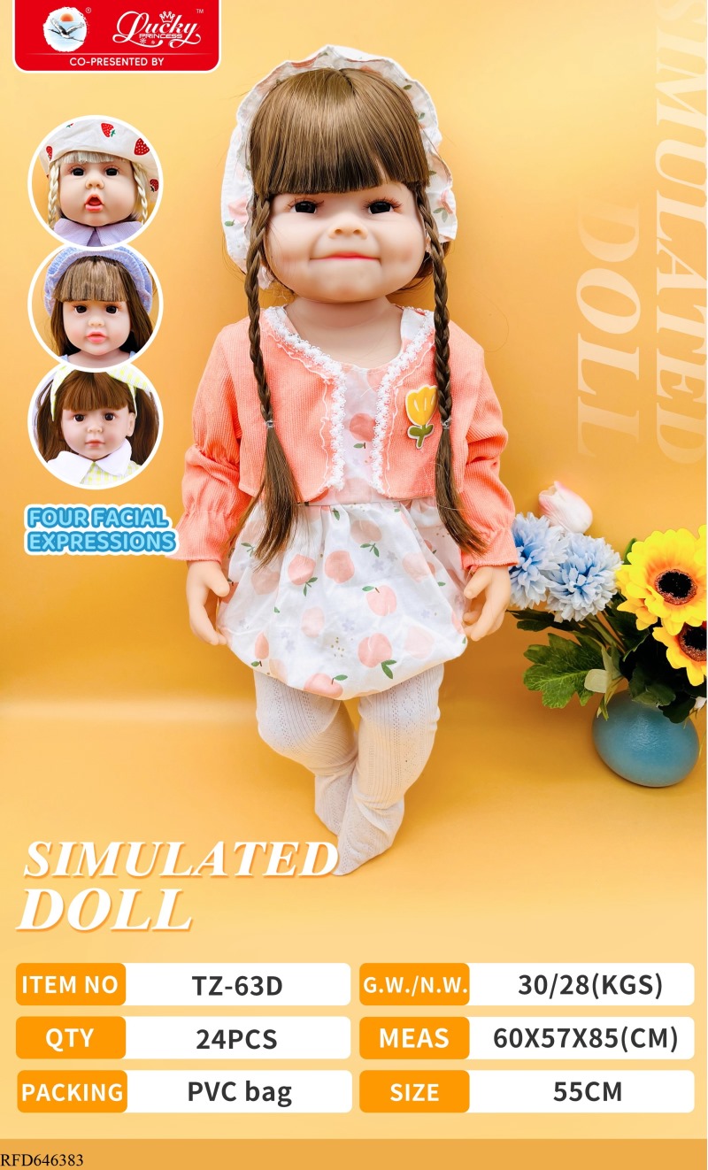 55CM REBORN DOLL 22 INCHES