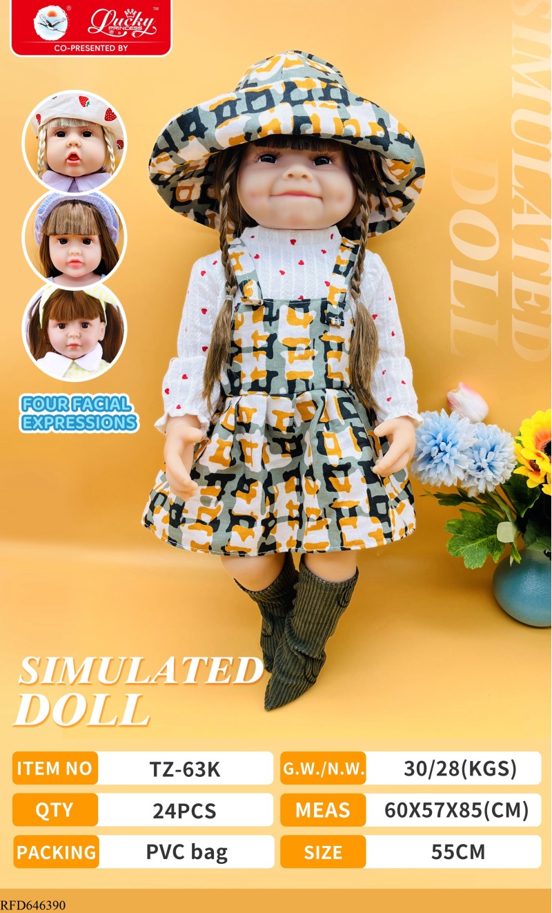 55CM REBORN DOLL 22 INCHES